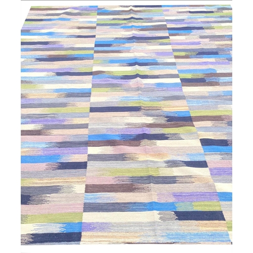 101 - CONTEMPORARY RUFARSHI KILIM, 284cm x 250cm.