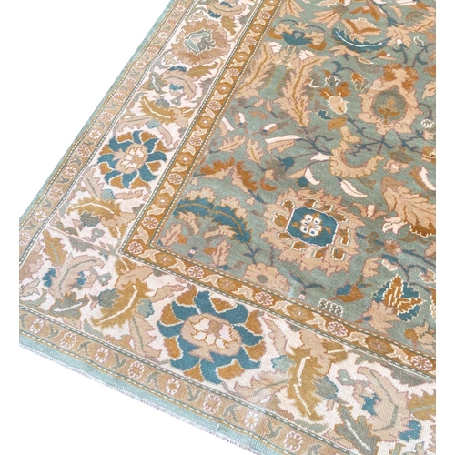 107 - VINTAGE ANATOLIAN OUSHAK CARPET, 303cm x 240cm.