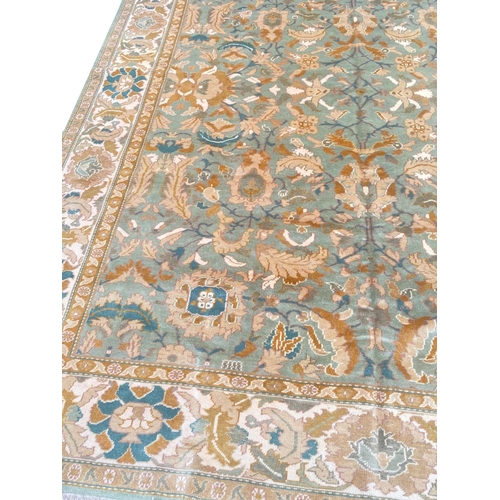 107 - VINTAGE ANATOLIAN OUSHAK CARPET, 303cm x 240cm.