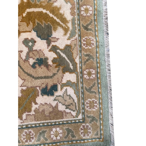 107 - VINTAGE ANATOLIAN OUSHAK CARPET, 303cm x 240cm.