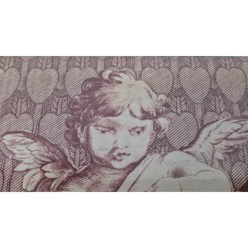 48 - A PAIR OF ANTIQUE TOILE PRINTS OF CHERUBS, 19th Century French, gilt framed, mounted and glazed, 15c... 