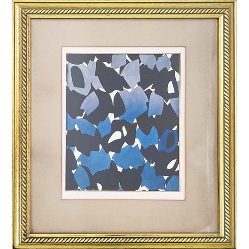 71 - MANNER OF JUKKA MAKELA, 'Abstract', watercolour, 26cm x 21cm, framed (bears Christies label verso).