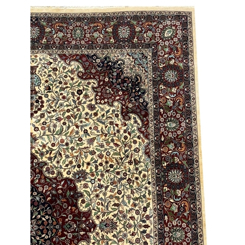 100 - FINE TEHRAN DESIGN CARPET, 382cm x 280cm.