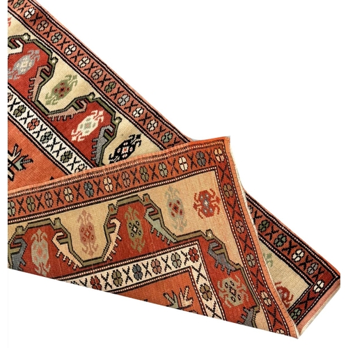 111 - VINTAGE TURKISH ANATOLIAN RUNNER, 300cm x 75cm.