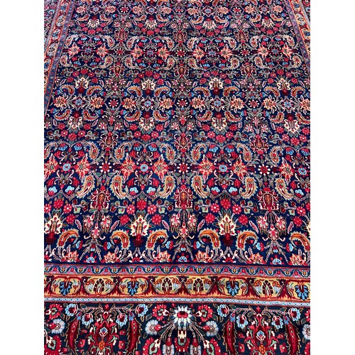 111A - PERSIAN BIJAR CARPET, 330cm x 221cm.