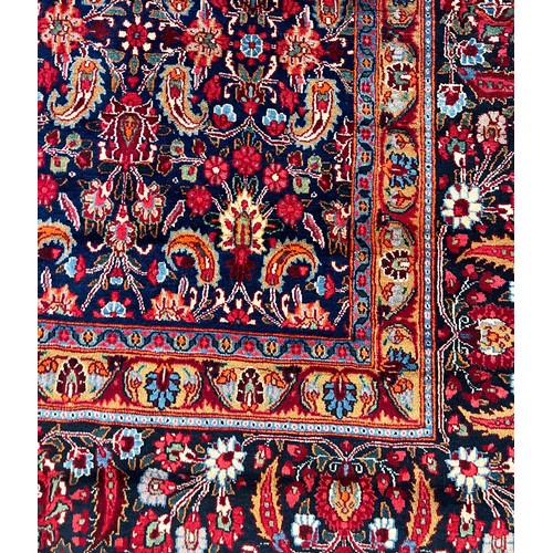 111A - PERSIAN BIJAR CARPET, 330cm x 221cm.