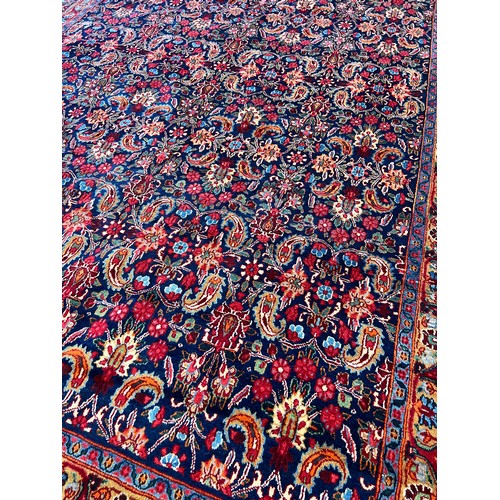 111A - PERSIAN BIJAR CARPET, 330cm x 221cm.