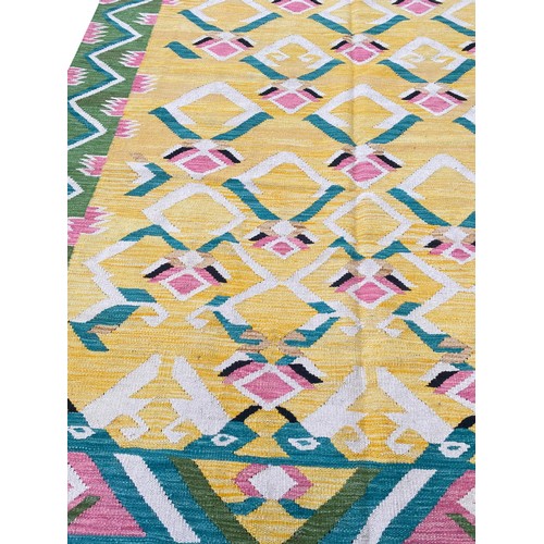 162A - CONTEMPORARY ART DECO DESIGN KILIM, 300cm x 200cm.