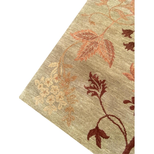 151 - FINE CONTEMPORARY SILK AND WOOL CARPET, 320cm x 240cm.