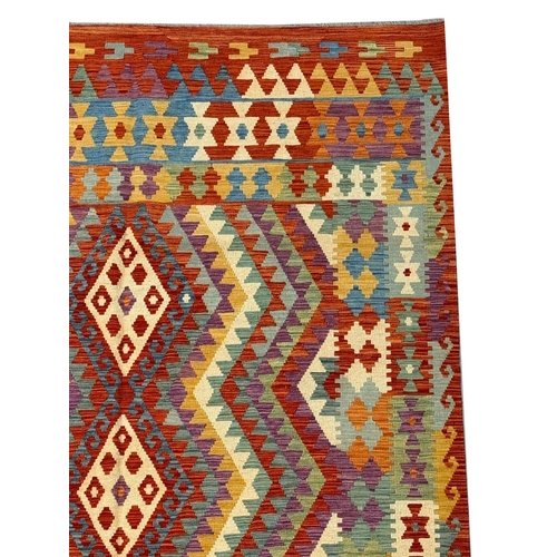 157 - FINE ANATOLIAN KILIM, 300cm x 199cm.