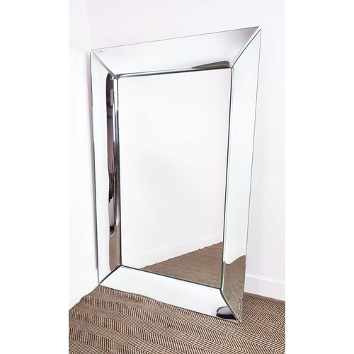 334 - FIAM CAADRE WALL MIRROR, by Philippe Starck, 155cm x 105cm.