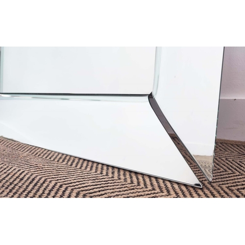 334 - FIAM CAADRE WALL MIRROR, by Philippe Starck, 155cm x 105cm.