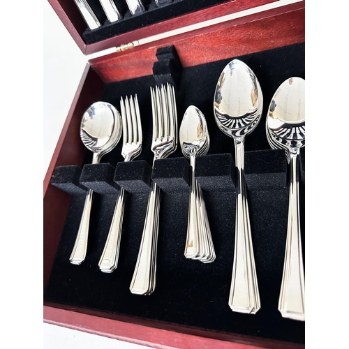 352 - CANTEEN OF CUTLERY, by L. R. Watson & Co, Sheffield, England, Art Deco style, set of six settings (c... 