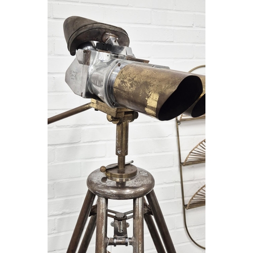 401 - WILD HEERBRUGG FIELD BINOCULARS, 175cm H at tallest approx.