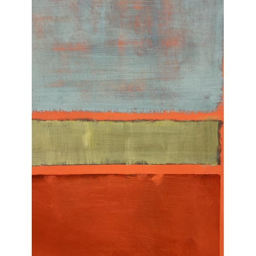 99 - AFTER MARK ROTHKO (1903-1970), 'No 6 (Violet, Green and Red)', oil on canvas, 203cm x 176cm.