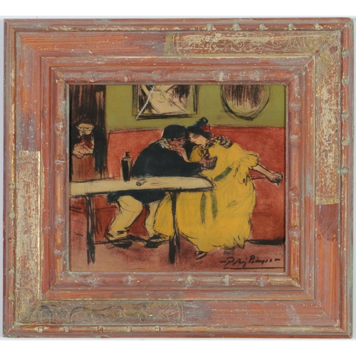 128 - PABLO PICASSO, Le Divan, hand numbered and signed in the plate pochoir, edition of 500, rare suite: ... 