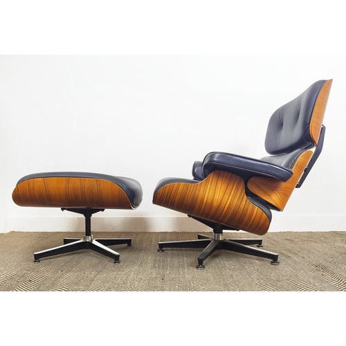 564 - AFTER CHARLES AND RAY EAMES LOUNGE CHAIR AND OTTOMAN. (2)