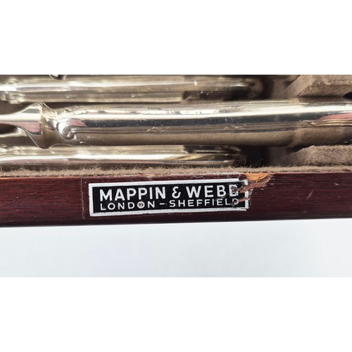 47 - MAPPIN AND WEBB CANTEEN, of silver-plated cutlery, 48cm L x 36cm W x 12cm H.