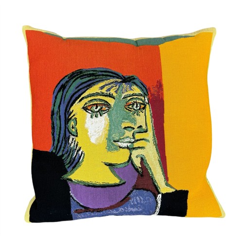 240A - PABLO PICASSO CUSHIONS BY JULES PANSU, a set of three, 45cm x 45cm. (3)