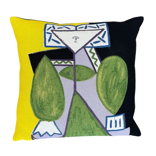 240A - PABLO PICASSO CUSHIONS BY JULES PANSU, a set of three, 45cm x 45cm. (3)