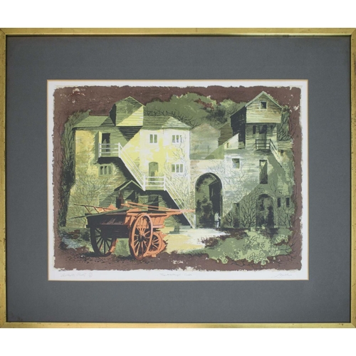 147 - MANNER OF JOHN PIPER (British 1903-1992), 'The maltings - snape', artist proof, indistinctly signed,... 