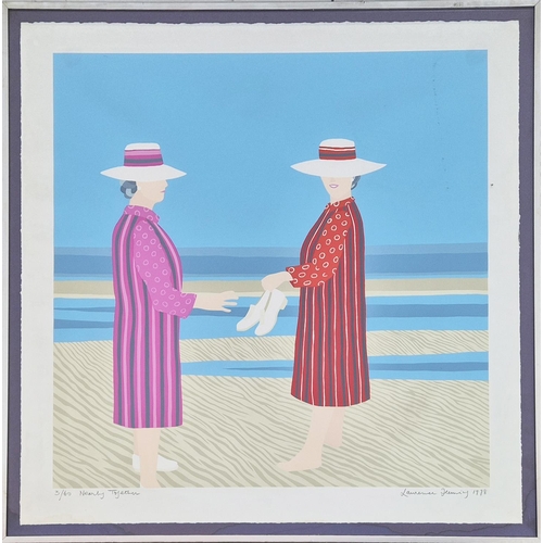 153 - LAWRENCE HEMING (20TH CENTURY BRITISH), 'Together' and 'Nearly together', screenprints, signed and n... 