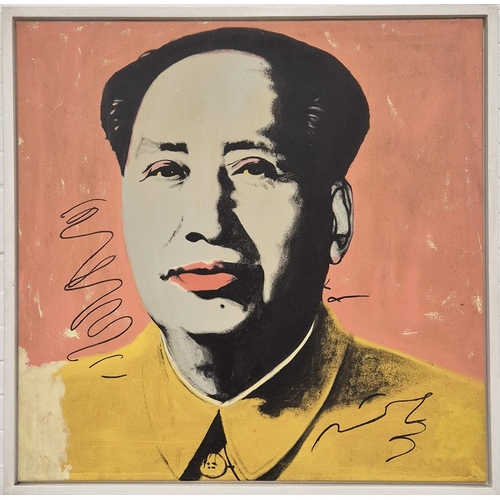 183 - AFTER ANDY WARHOL, 'Mao, 1972', oil on canvas, 99cm x 99cm, framed.