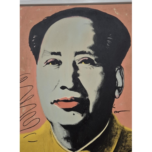 183 - AFTER ANDY WARHOL, 'Mao, 1972', oil on canvas, 99cm x 99cm, framed.