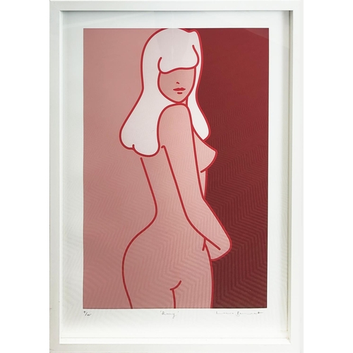 196 - LUCIE BENNETT (b.1972), 'Romy', 'Marianne' and 'Delphine', screenprints, signed and numbered 4/45, 8... 