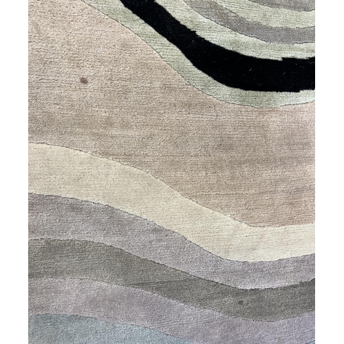 241 - THE RUG COMPANY CARPET, 302cm x 250cm, 'Swirl' designed by Paul Smith.