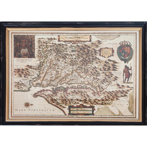 278 - REPRODUCTION MAPS, a set of four, 74cmx  53cm, together with five smaller maps, 66cm x 46cm. (9)