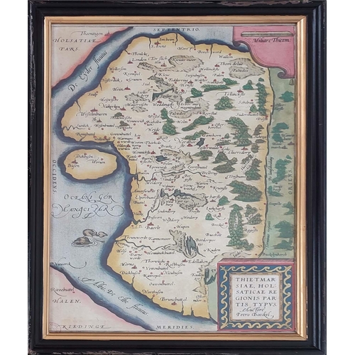 278 - REPRODUCTION MAPS, a set of four, 74cmx  53cm, together with five smaller maps, 66cm x 46cm. (9)