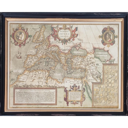 278 - REPRODUCTION MAPS, a set of four, 74cmx  53cm, together with five smaller maps, 66cm x 46cm. (9)