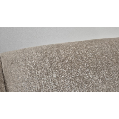 529 - COLEFAX AND FOWLER UPHOLSTERED SOFA, approx 245cm W x 80cm H.