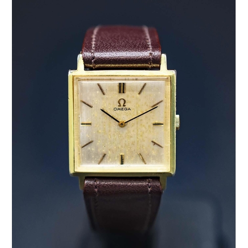 71 - OMEGA DE VILLE WRISTWATCH, 1960's manual wind calibre 620, 24mm x 24mm, Ref. 111.024, currently tick... 