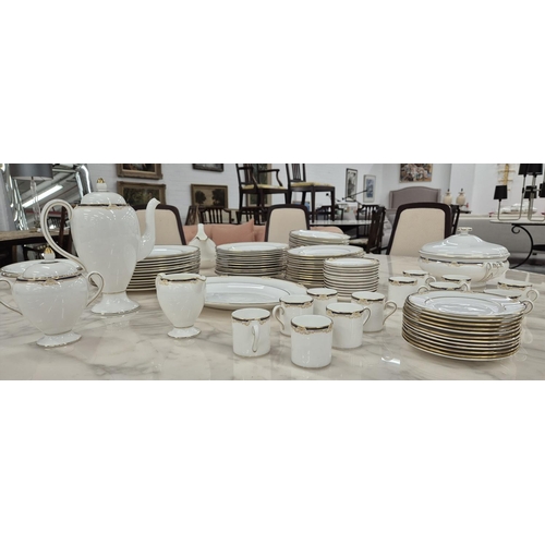 88 - A WEDGWOOD 'CAVENDISH' PART DINNER AND COFFEE SERVICE, comprising twelve place settings, consisting ... 