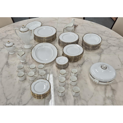 88 - A WEDGWOOD 'CAVENDISH' PART DINNER AND COFFEE SERVICE, comprising twelve place settings, consisting ... 