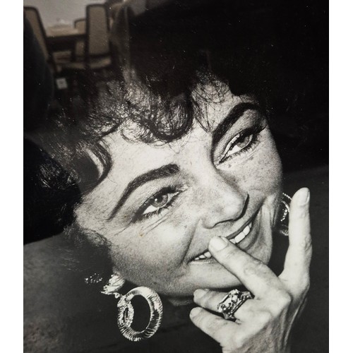 145A - RICHARD YOUNG, 'Elizabeth Taylor, Belgravia London, 1975', silver gelatin print, 54cm x 37cm, signed... 