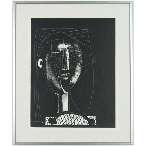 227 - PABLO PICASSO, a set of 6 large lithographs, featuring Jacqueline, printed in 1969, 53.5cm  x 43cm e... 