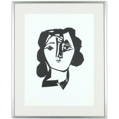 227 - PABLO PICASSO, a set of 6 large lithographs, featuring Jacqueline, printed in 1969, 53.5cm  x 43cm e... 