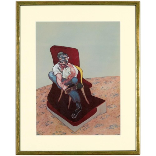 220 - FRANCIS BACON, triptych Portrait of George Dyer, a set of three off-set lithographs, printed by Maeg... 