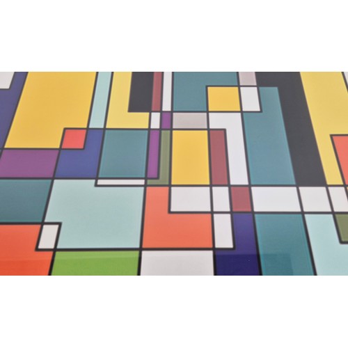 230A - AFTER PIET MONDRIAN, Abstract, Giclee lithograph, 89cm x 149cm, monogrammed in plate, framed.