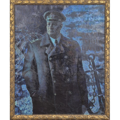 117 - JOSEPH MIKHAILOVICH (b.1915), 'Admiral Gusenkov', oil on canvas, 110cm x 90cm, signed and dated 73, ... 