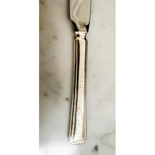 190 - CANTEEN OF CUTLERY BY VINERS, silver plated in Sheffield 'Harley Elegance' service for eight persons... 