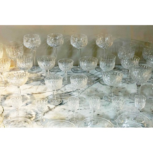 189 - GLASSWARE, a large collection, lead crystal cut glass together with 'Darlington' lead crystal tumble... 