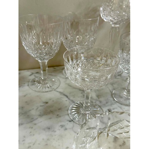 189 - GLASSWARE, a large collection, lead crystal cut glass together with 'Darlington' lead crystal tumble... 