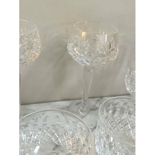 189 - GLASSWARE, a large collection, lead crystal cut glass together with 'Darlington' lead crystal tumble... 