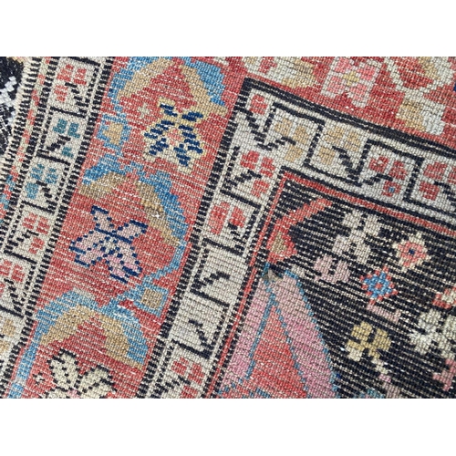 115 - ANTIQUE CAUCASIAN KAZAK RUG, 240cm x 115cm.