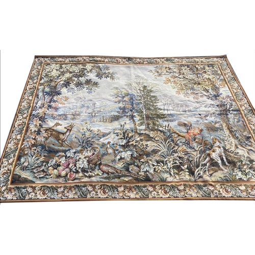 122 - FRENCH VERDURE DESIGN TAPESTRY, 220cm x 158cm.