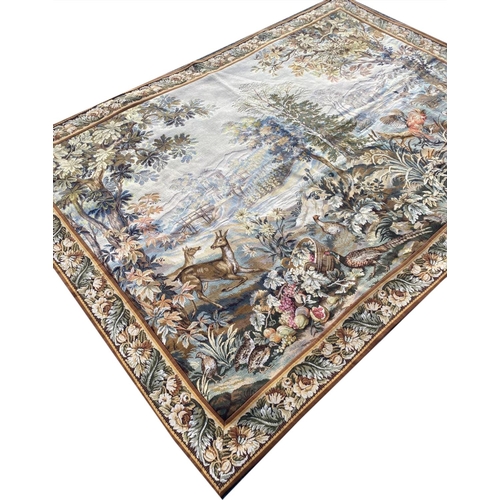 122 - FRENCH VERDURE DESIGN TAPESTRY, 220cm x 158cm.